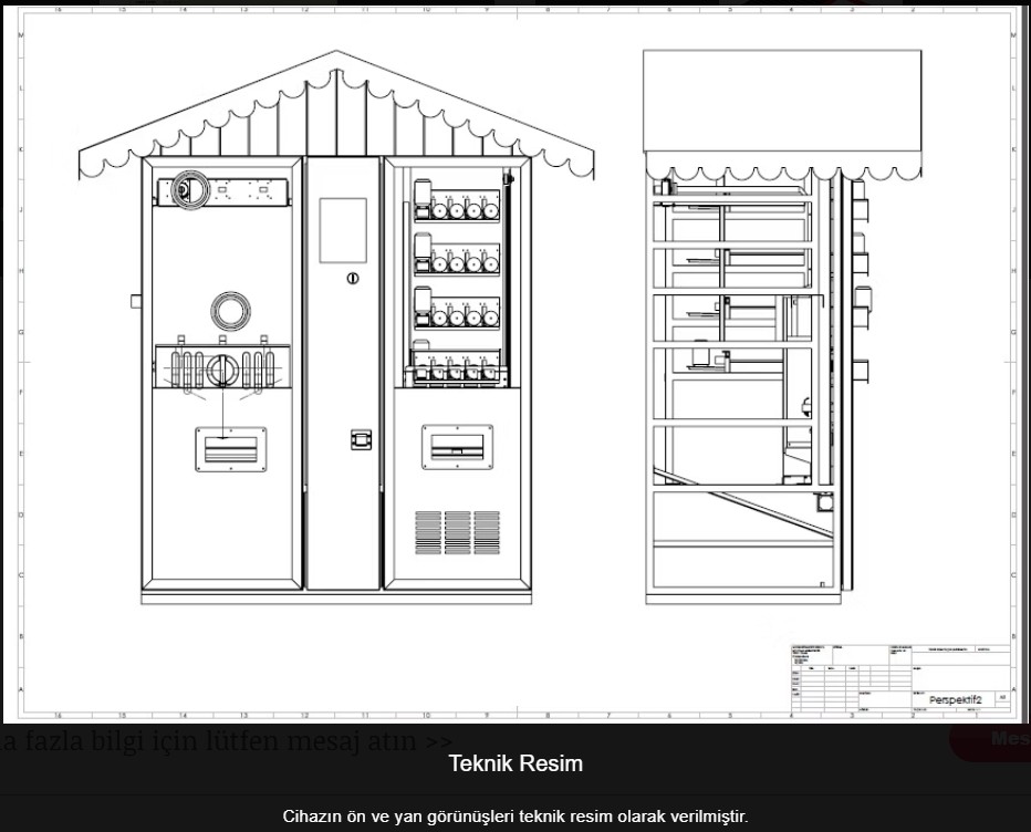 SimitMatik Simit ve İçecek Satış Makinesi